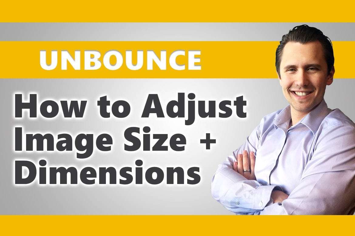 adjust image size on unbounce page